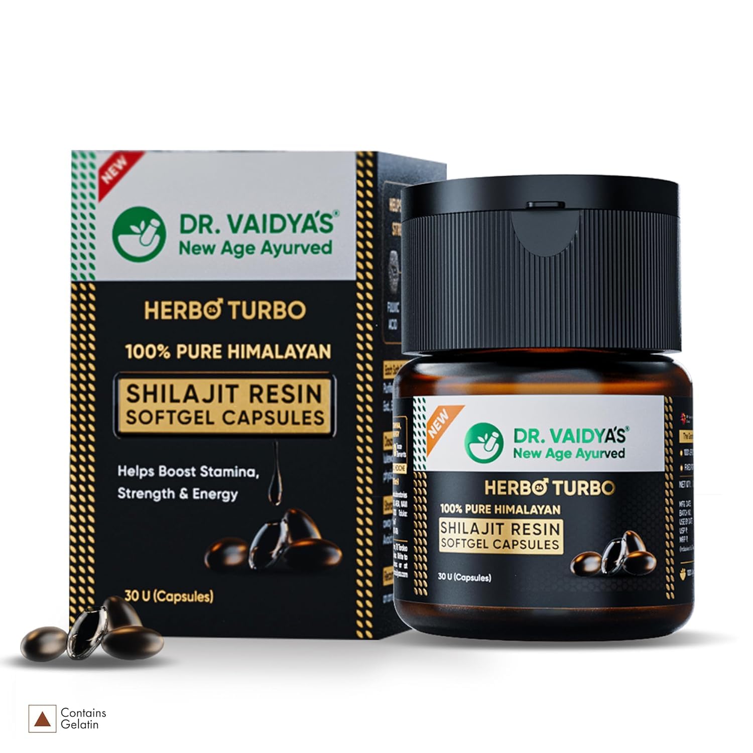 Shilajit Resin Softgel Capsules